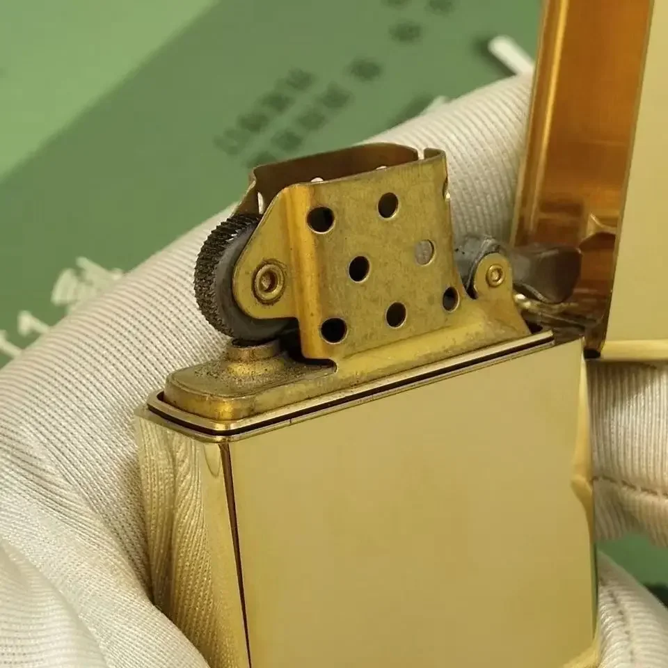 Zorro 912 Retro High End Waterproof Sealed Armor Constantine Kerosene Lighter 3/5 Hinge Metal Petrol Lighter Men's Gift 150G 3
