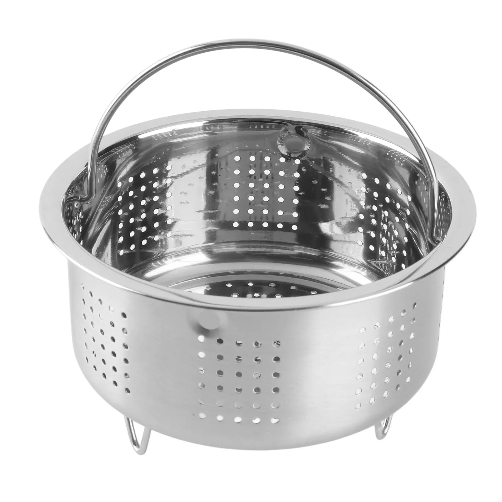 Stainless Steel Multi-Use Steamer Basket with Handle