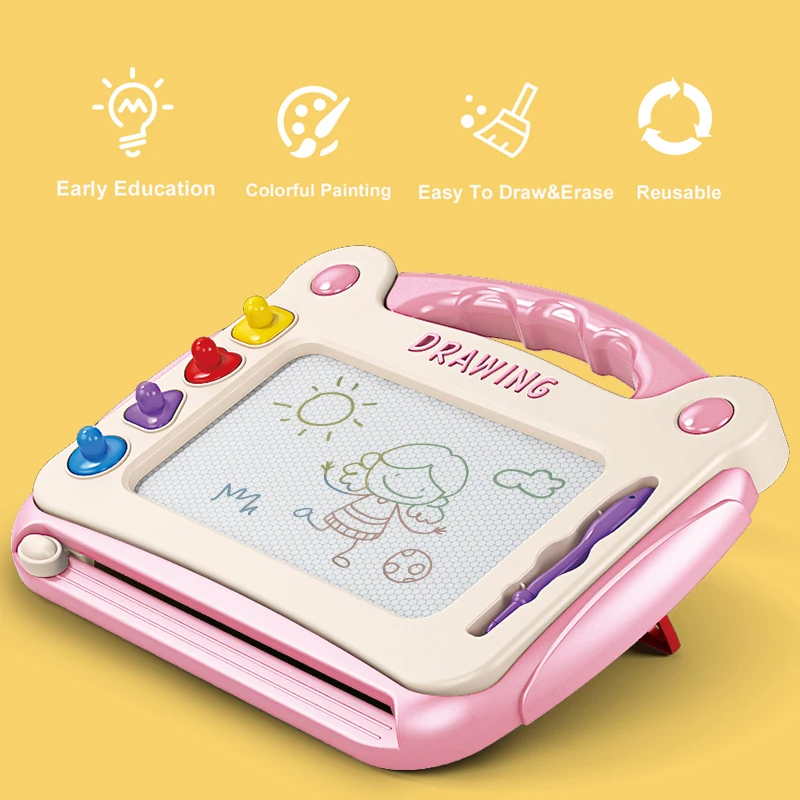 Magnetic Drawing Doodle Board Writing Painting Pen Toys Kids