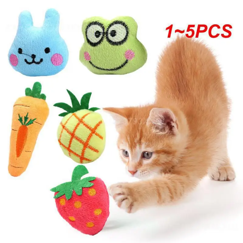 

1 ~ 5 шт., натуральная красочная игрушка для кошек