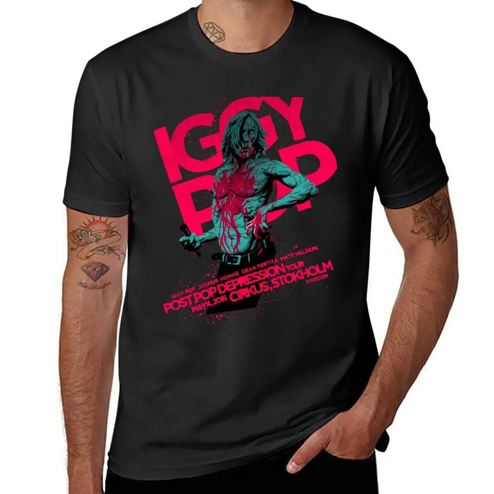 

Iggy Live T-shirt boys animal print heavyweights mens graphic t-shirts