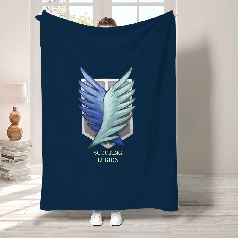 A-Attack on Titan Boho Home Decor Fluffy Soft Blankets Sofa Summer Cute Throw Blanket for Bed Bedroom Decoration Bedspread the 5