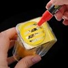 1Pcs Plastic Queen Bee Marker Bottle Bee Catcher Marking Cage Handed Marking Bottle With Sponge Plunger Beekeeping Tools 2