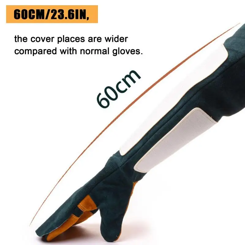 Pet Grooming Gloves Pet Protective Gloves Anti-bite Gloves Multipurpose Pet Glove For Grooming Home Supplies For Fireplace Stove Oven Grill Welding BBQ Mig Pot Holder