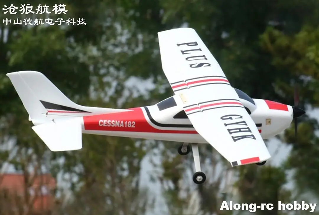 EPO Plane RC Airplane RC Models Hobby Beginner Aircraft 4 channel 1200mm Wingspan 4CH Cessna 182 Plus Trainer kit set or PNP set 4