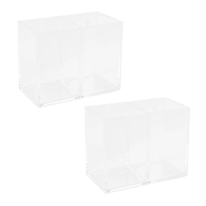 

2 шт., прозрачный держатель для карандашей, канцелярских принадлежностей