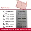 2023 New Short Women Wallets Free Name Engraving Slim Card Holder Female Purses Cute Simple High Quality Brand Women's Wallet 6