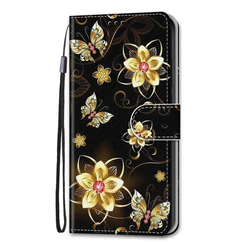 Animal Painted Wallet Book Stand Case - Stylish Phone Cover