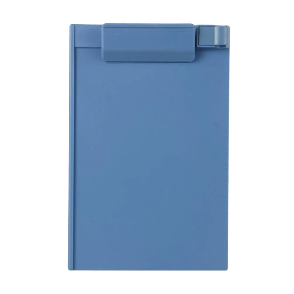 

Plastic A5 Clipboard Profile Clip Hardboard Paper Holder Writing Folders for School Classrooms Office (Sky-blue)