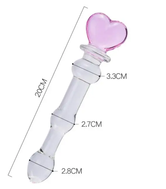 PLUG DE VIDRO HOT LOVE