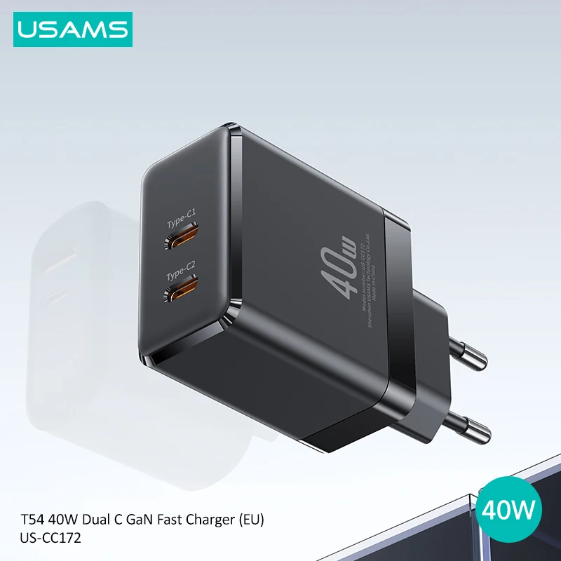 Chargeur Rapide USB C GaN 40w Prise En Charge PD ASOMETECH CH035