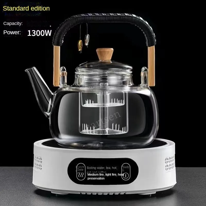 Electric Stove Boiler 1300W Electric Ceramic Heaters Tea Mocha Coffee Maker Heating Furnace Electric Tea Stove 8 Gear Adjust Temperature Heater 220V