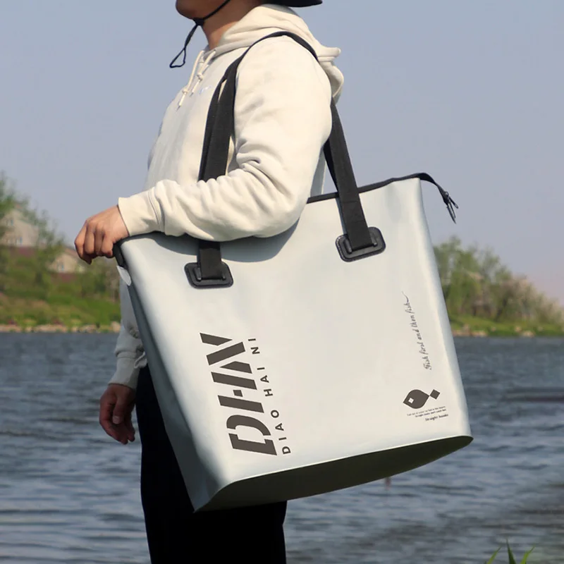 Multifunctional Fishing Bag EVA Fish Protection Bags Living Fish Handbags Portable Foldable Waterproof Tank Fishing xa182wd