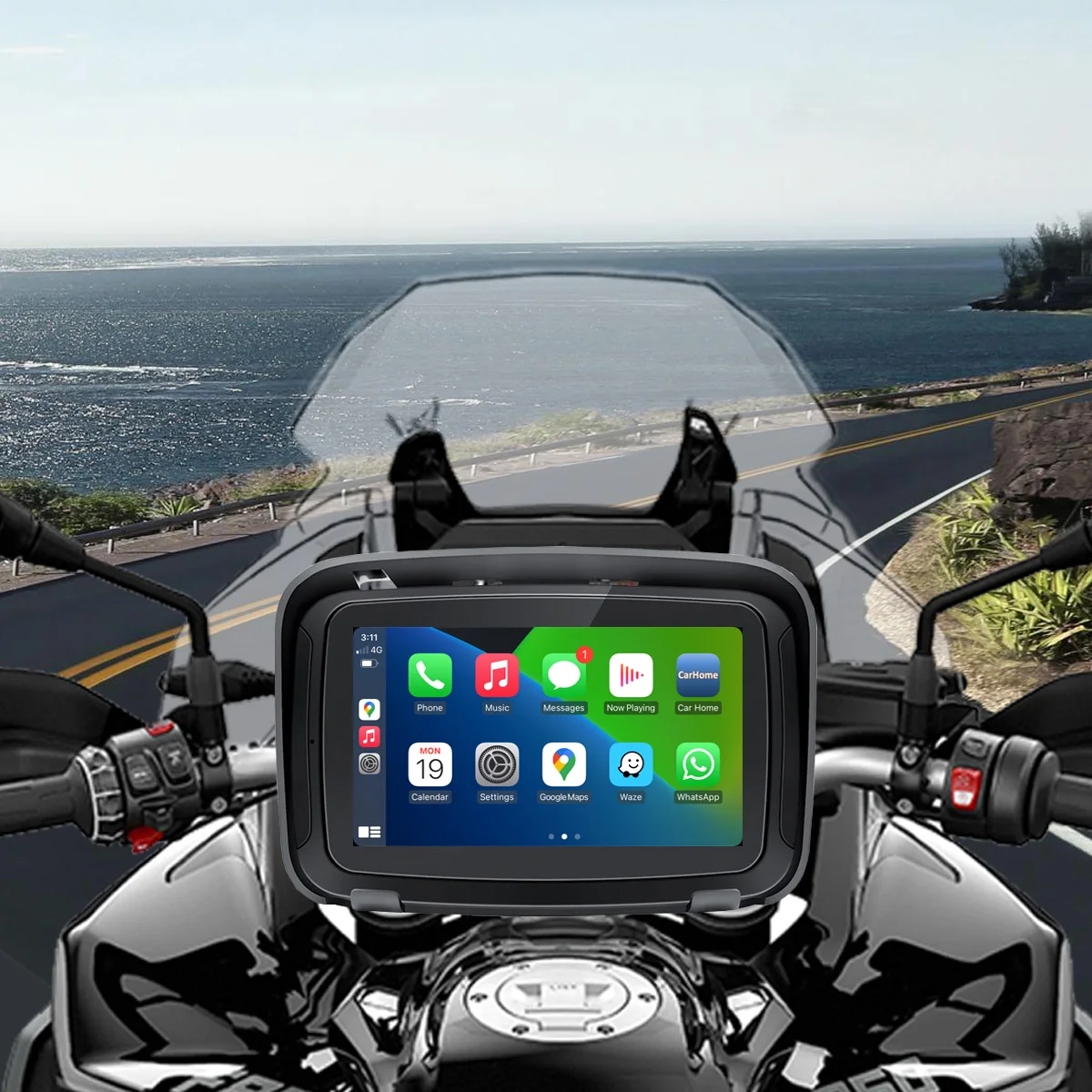 Беспроводной GPS-навигатор для мотоцикла