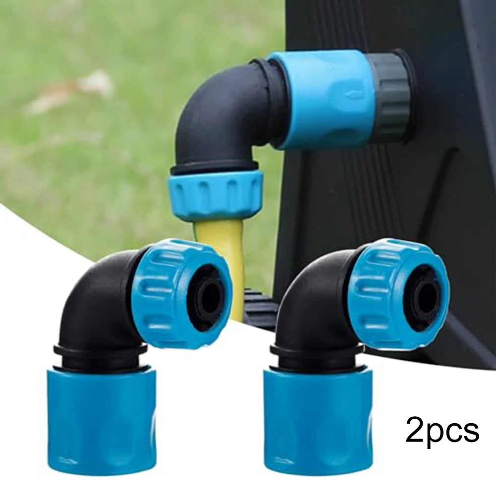 2Pcs Garten Schlauch Joint Ellenbogen Schnell Anschlüsse Für Garten Bewässerung & Auto Waschen 1/2 (12,5mm) schlauch Haushalt Garten Schlauch Joint