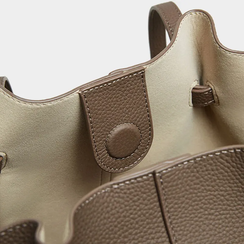 Leather Handbag Head layer cowhide large capacity tote bag genuine leather women's bag fashionable bat versatile commuting handbag
