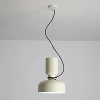 Lustre LED en fer forgé pour restaurant et chambre à coucher, abat-jour créatif, lampe à suspension, étude, décoration intérieure, designer nordique et danois 2
