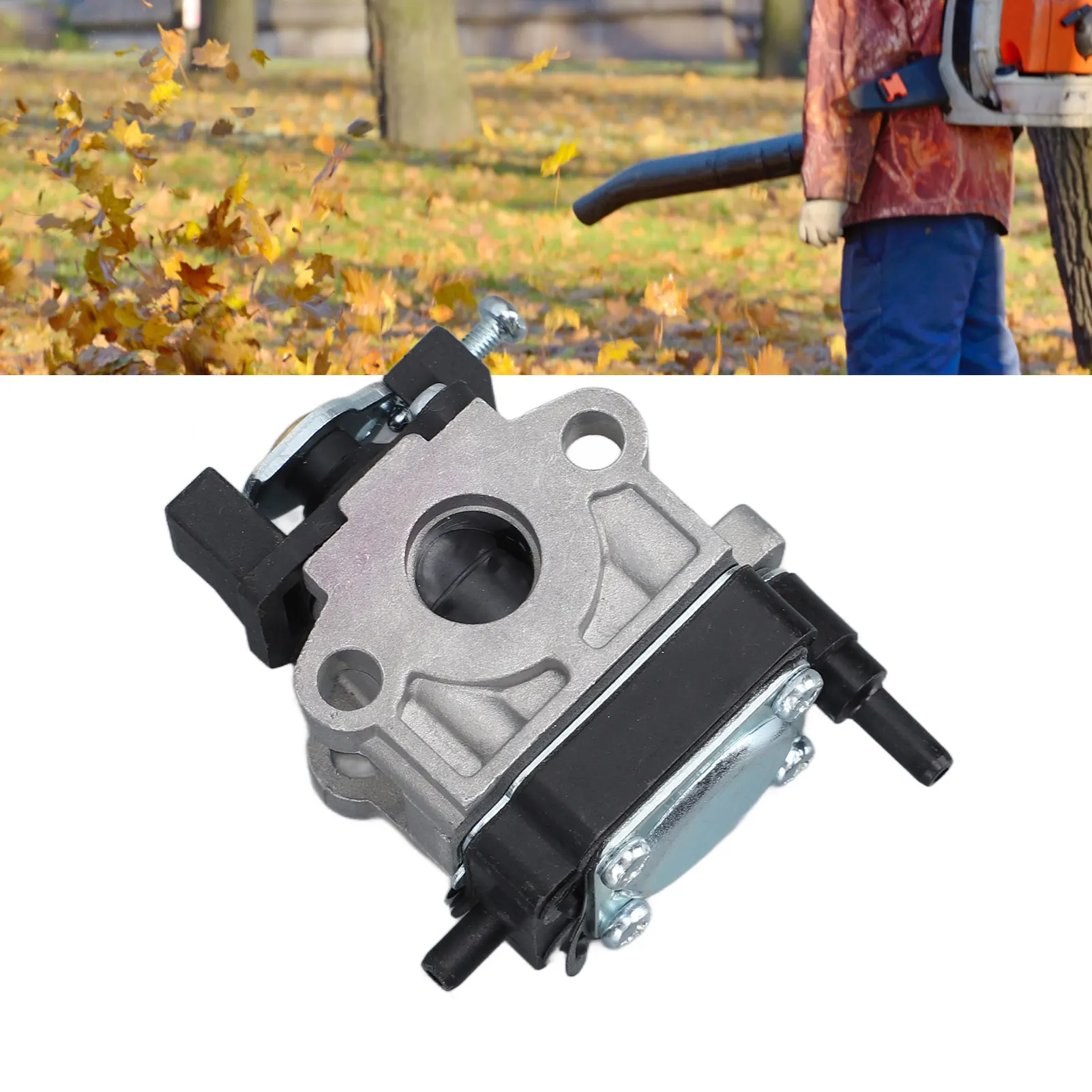 Carburetor Sparking Plug Kit Leaf Blower Carburetor Sparking Plug Air Filter Sponge Primer Bulb Assembly Set for Hitachi RB24EA