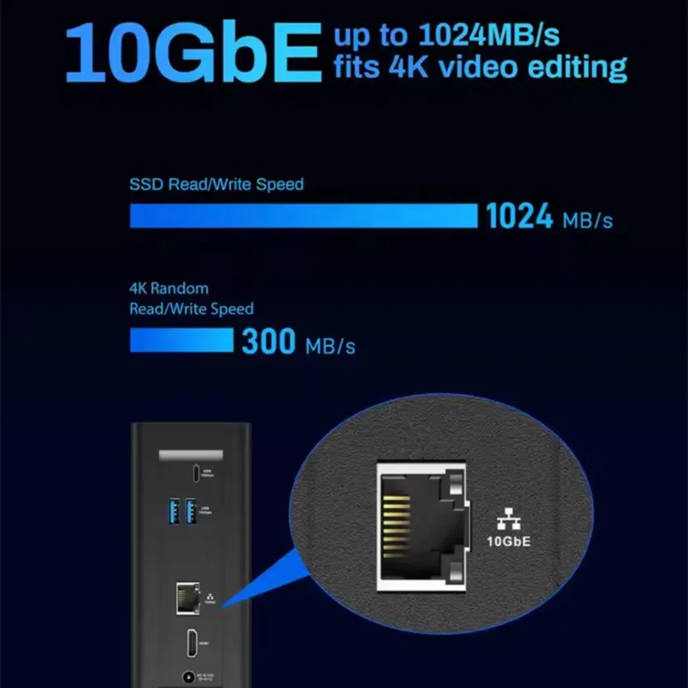 프로모션 테라마스터 F8 8GB DDR5 RAM SSD NAS 스토리지 8베이 올 SSD N95 쿼드코어 최고 성능 (디스크 미포함)
