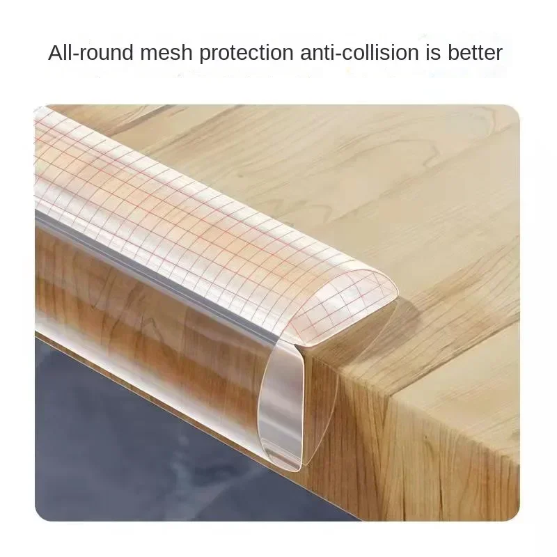 Children's Transparent Anti-collision Strip PVC Transparent Soft Baby Table Edge Wall Corner Glass Coffee Table Edge Protective