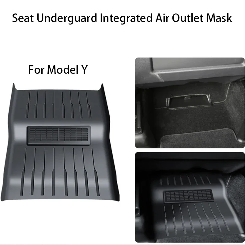 

New Car Underseat Air Outlet Protective Pad Mask Cover for Tesla Model Y Under Seats Guard Integrated Car Interior Accessories