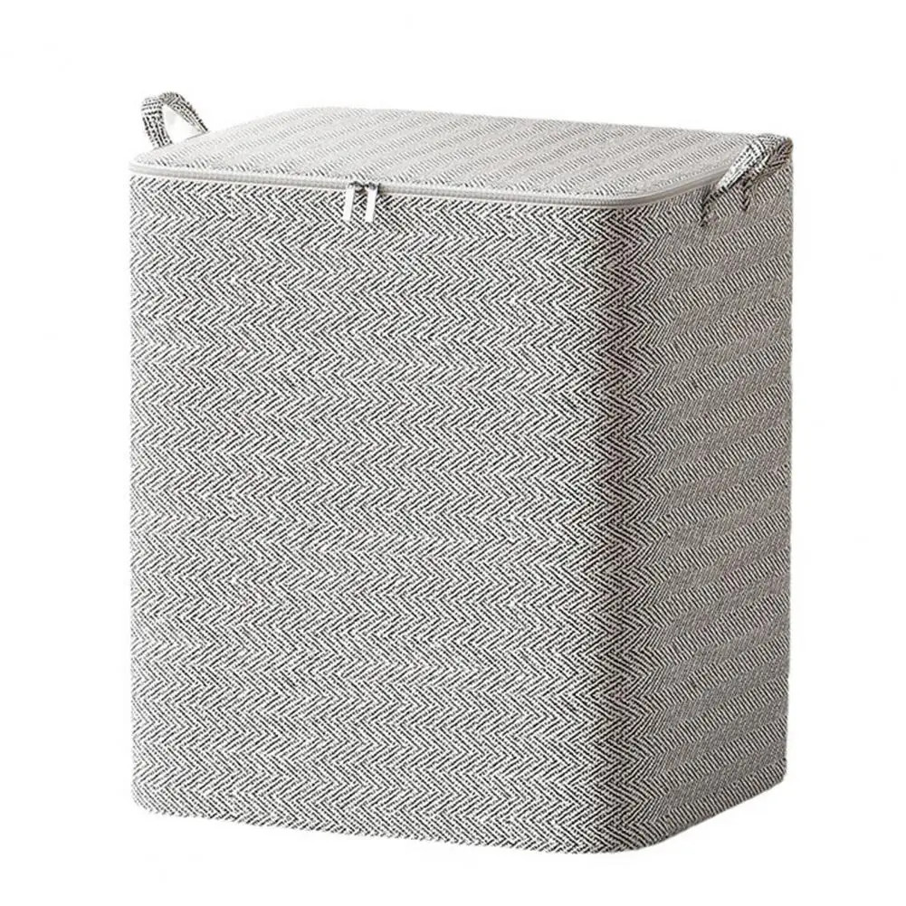 Storage Box Quilt Storage Bag with Zipper Closure Handle for Clothes Bedding Organization Closet Organizer Housemoving for Duvet 2