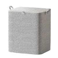 Storage Box Quilt Storage Bag with Zipper Closure Handle for Clothes Bedding Organization Closet Organizer Housemoving for Duvet 2