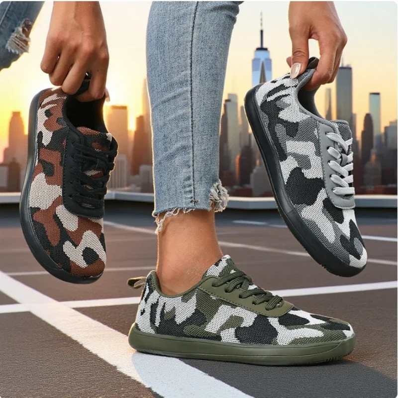 New Wide Toe Women Shoes Plus Size Couple Outdoor Sneakers Comfort Soft Wide Palm Wide Last Shoes Barefoot Shoe Zapatos De Mujer