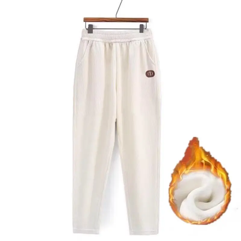 European cotton velvet pocket label off-white [plus velvet]