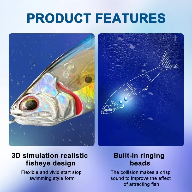Joint Swimbait Fishing Lures 21g 14cm Flash Wobblers Glide Bait JerkBait Artificiall Hard Bait Bass Pike Sea Fishing