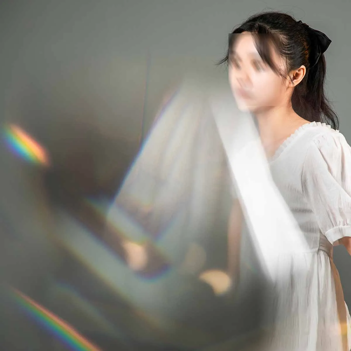 크리스탈 유리 공 불규칙 유리 프리즘 프랙탈 필터 사진 전경 가상화 창의적인 이미징을 위한 영화 소품