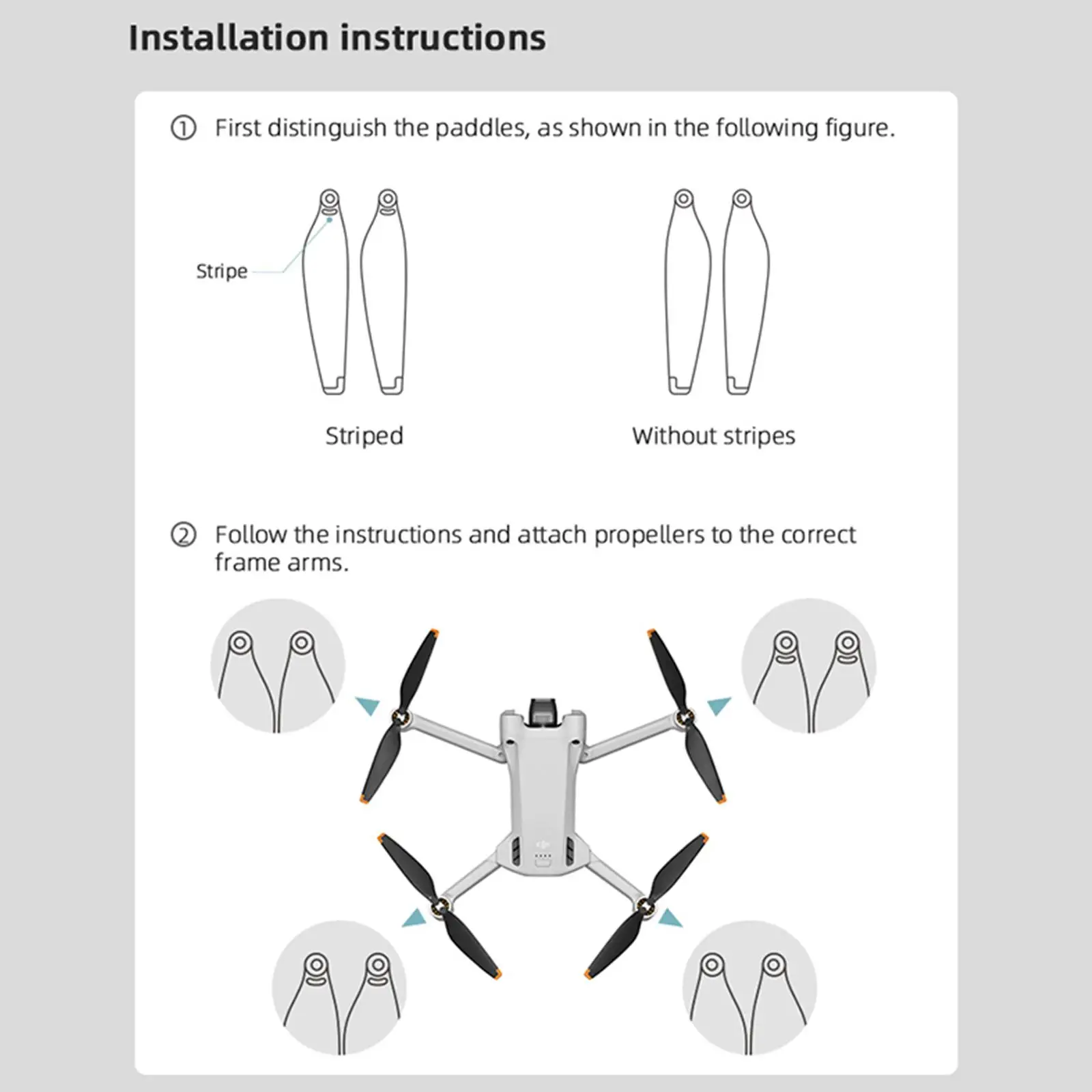 1/2/4 Pair 3 Propeller Drone Props Replacement For DJI Mini 3 Pro Drone Light Weight Wing Fans With Screw Accessories Hot drone quadcopter drone accessories