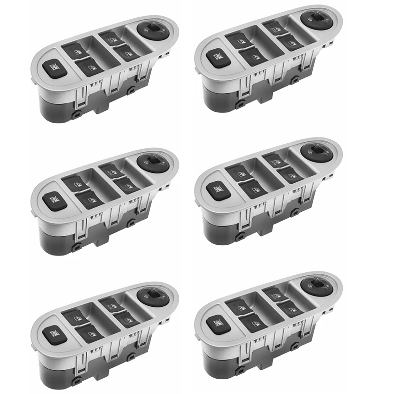 

6X Automotive Electric Window Regulator Switch Front Left Window Regulators Switches For JAC J3 3750310U8160