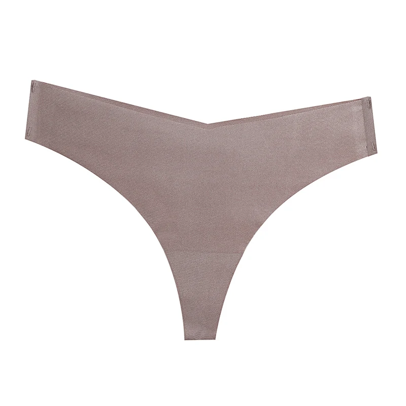 Elegant Ice Silk Seamless Bikini Panties – Soft, High-Elasticity Low-Rise Underwear