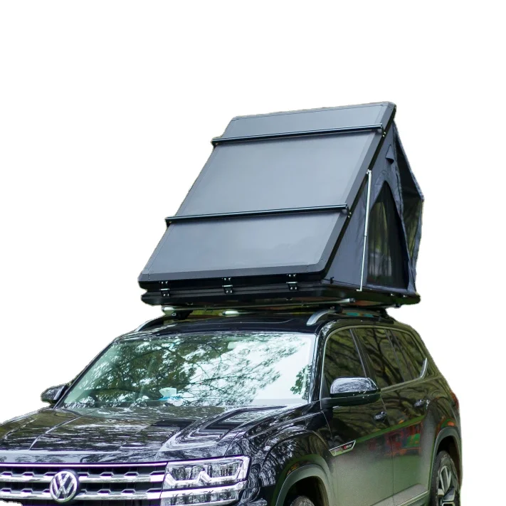 

Y алюминиевый тент для кемпинга на крыше, треугольная раскладная Крышка для автомобиля, жесткий корпус, верхняя часть для улицы, пешего туризма, на 4 человек