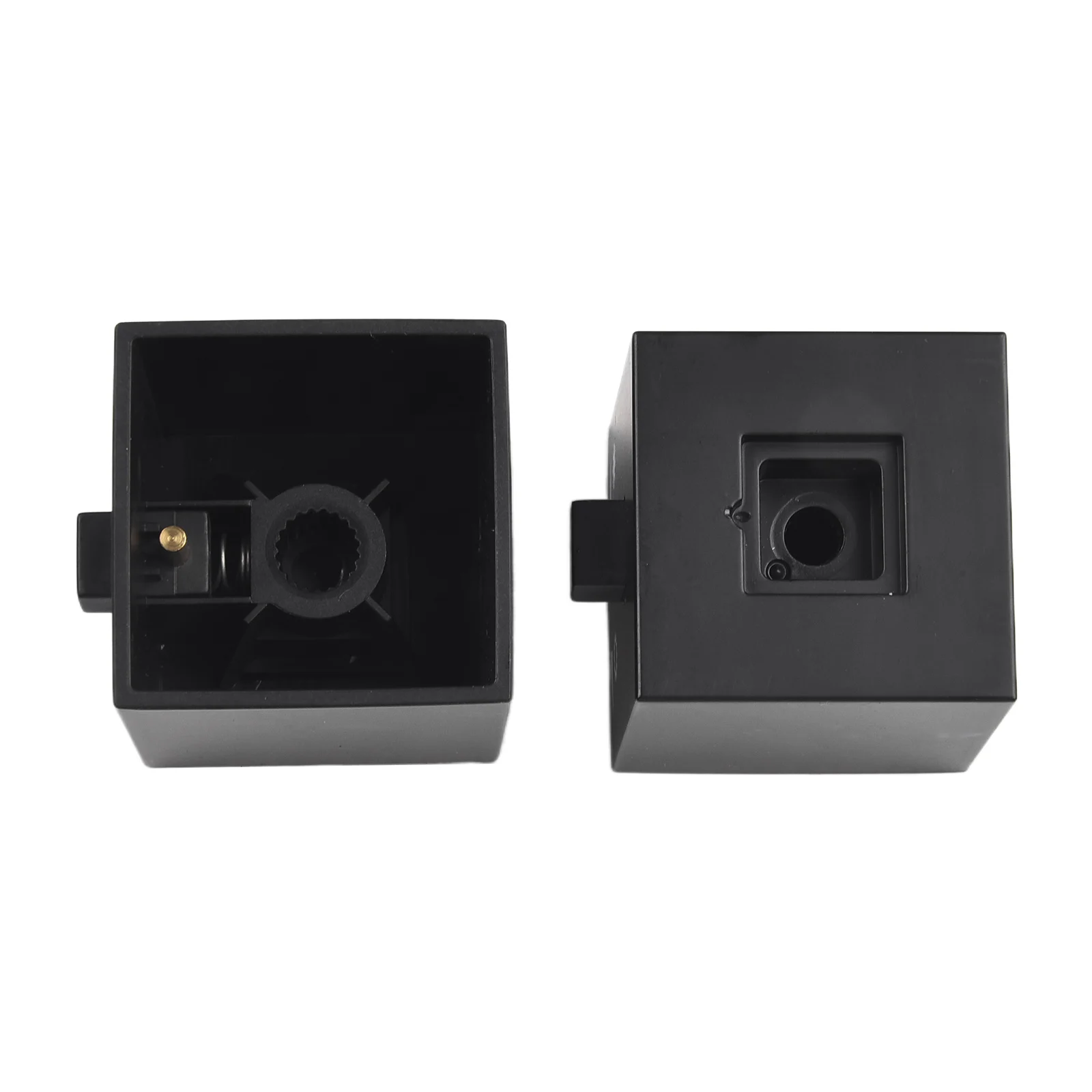 1 Pair Square Shower Temperature Control Handle Knob Black Thermostatic Handle Shower Bathroom Parts