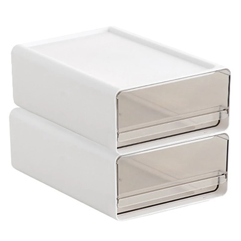 

Storage Box Office Cosmetics Storage Box Shelf Stationery Storage Drawer Type Transparent