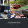 Steel Battery Powered Square Spit for Charcoal Grill 5/16 Inch Square Drive Spit 5