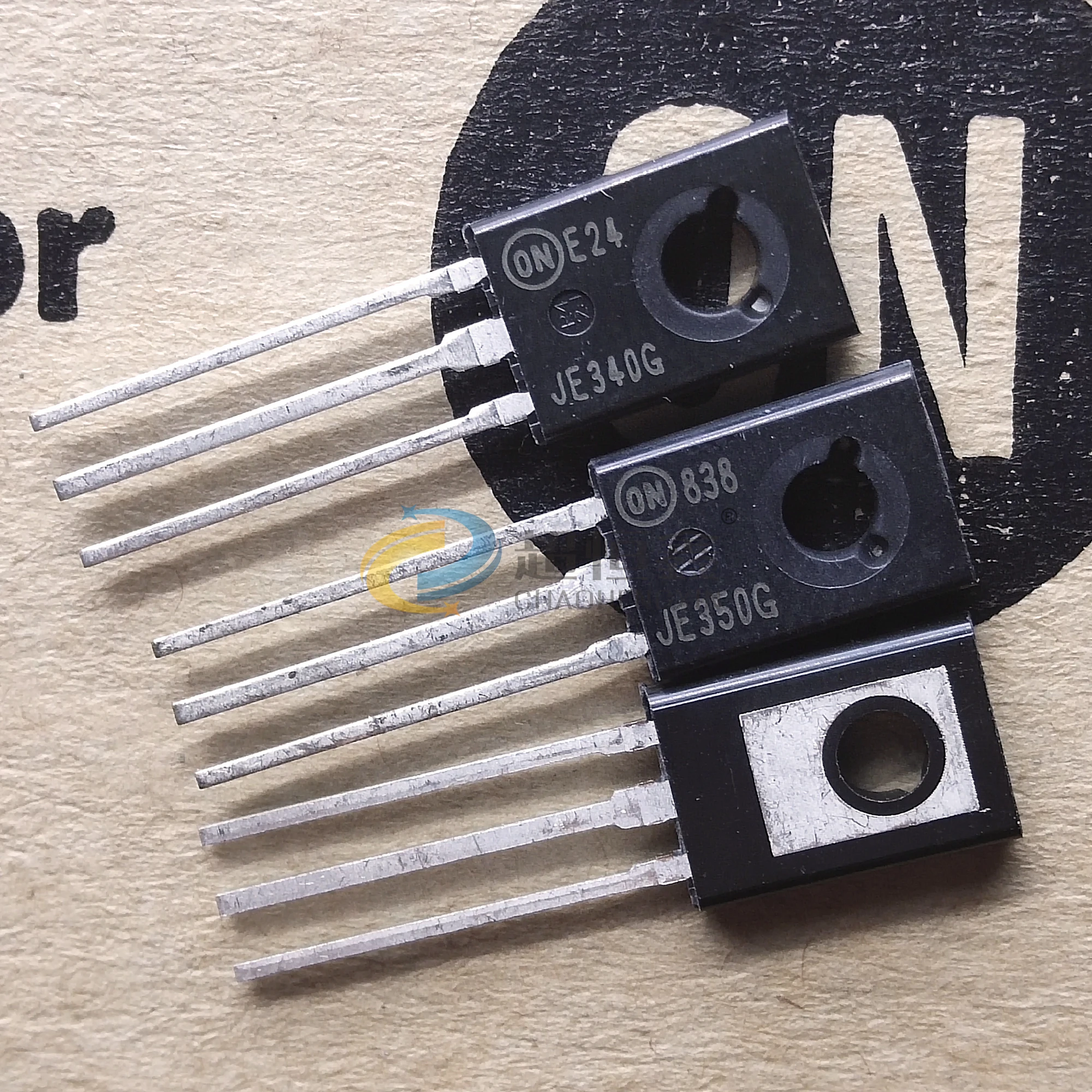Sold from 1 pair American original ON MJE340 MJE350 JE340G JE350G TO-126 Audio pair tube Own inventory Real object shooting