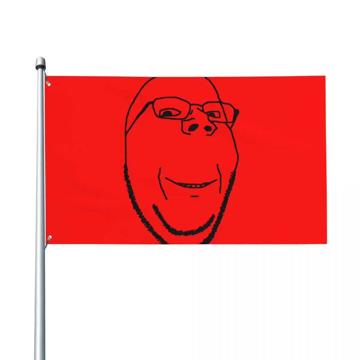 Happy Soyjaks: The Ultimate Guide to the Smiling Wholesome Wojak Pride Flag  Banner