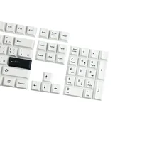 Mechanical Keyboard Minimalist Keycap Black White Japanese Cherry Profile For GH60 GK61X GK64X GK68 96 980 104 108 - Image 4