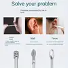6pcs Stainless Steel Ear Wax Removal Tool Set Spiral Rotating EarPicking Spoon Ear Picker Spoon For Cleaning Collecting Ear Wax 6