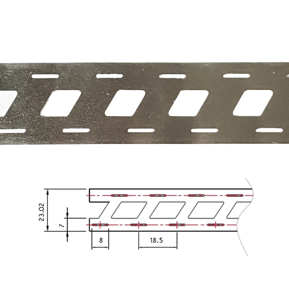 Bandes de dégradpour batterie au lithium, ceinture de soudage par points, 0.15x18.5x23mm, 1 mètre, 2P, 3P, 4P, 18650