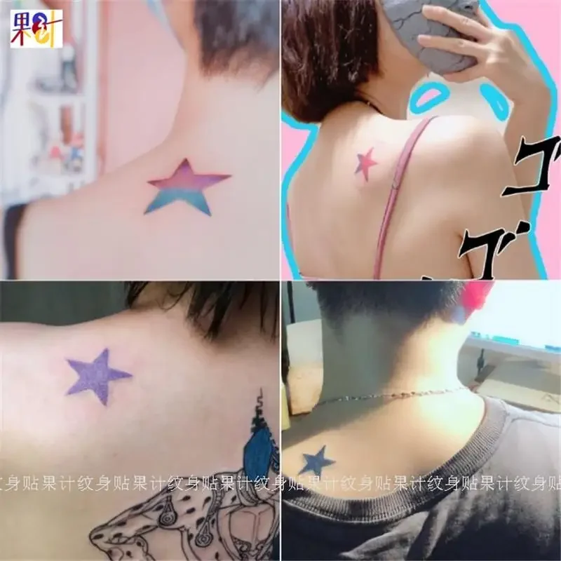 Anime Star Tattoo Stickers Temporary Tattoos
