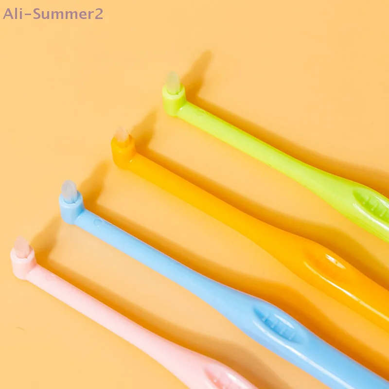 {MX} 소형 단일 빔 치간 청소 브러시 부드러운 모 임플란트 칫솔 깊은 구강 ..