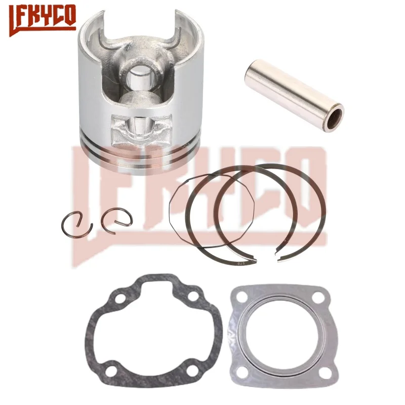 High-Performance 41mm 2-Stroke Piston Kit with 10mm Pin & Rings for Motorcycles and Scooters