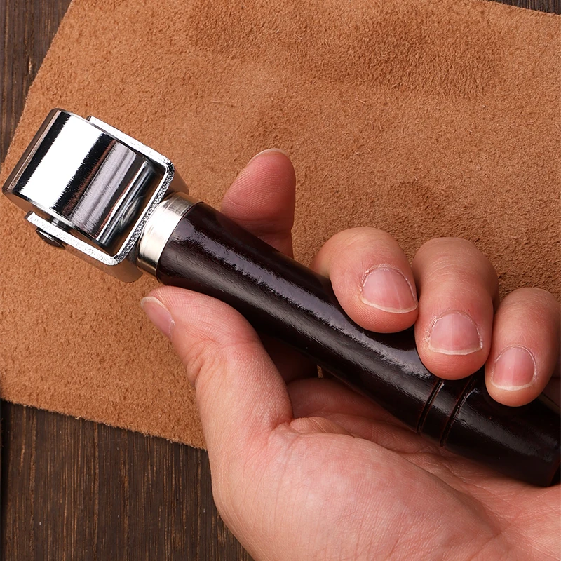 Leather Tools Leather Craft Tool Kit Leather Craft Tools Leather Craft Tool 1Pc 26/60/100mm Leather Press Edge Roller Wooden Handle Leather Edge Creaser Leathercraft Glue Laminating Tool
