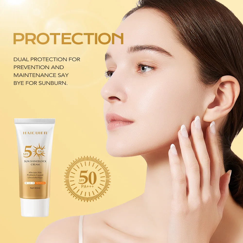 Isolation Sunscreen Refreshing Moisturizing Non-Greasy UV Protection Sunscreen SPF50 + PA ++ Body Foundation