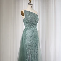 قال شارون-فستان سهرة عالي الشق مع تنورة قصيرة ، ضارب إلى الحمرة ، فاخر ، دبي ، عربي ، زفاف ، فساتين حفلات ، SS372 1