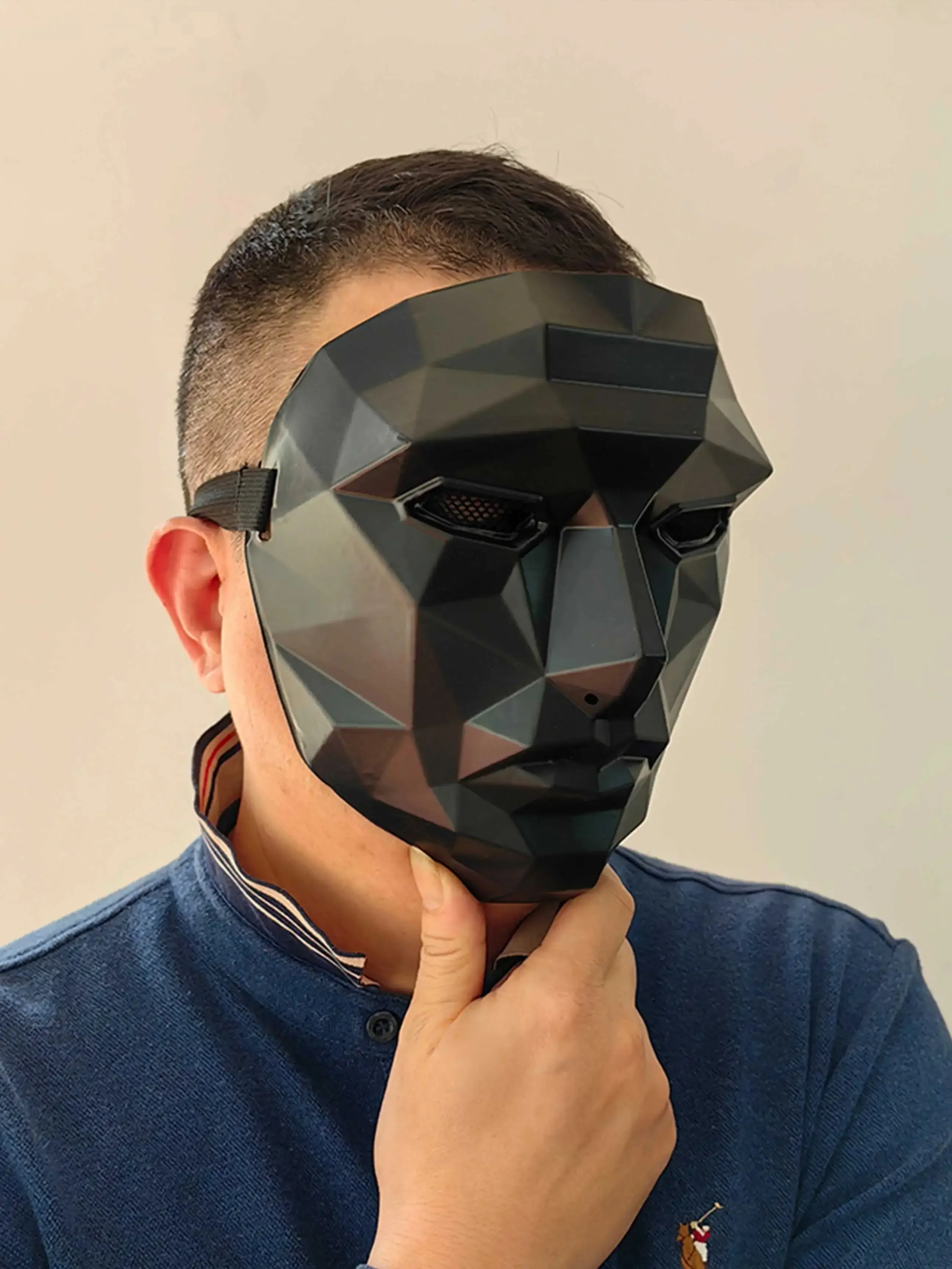 Maschera Salvador Dali Per Adulti - Costume Carnevale, Taglia Unica - Foto 5